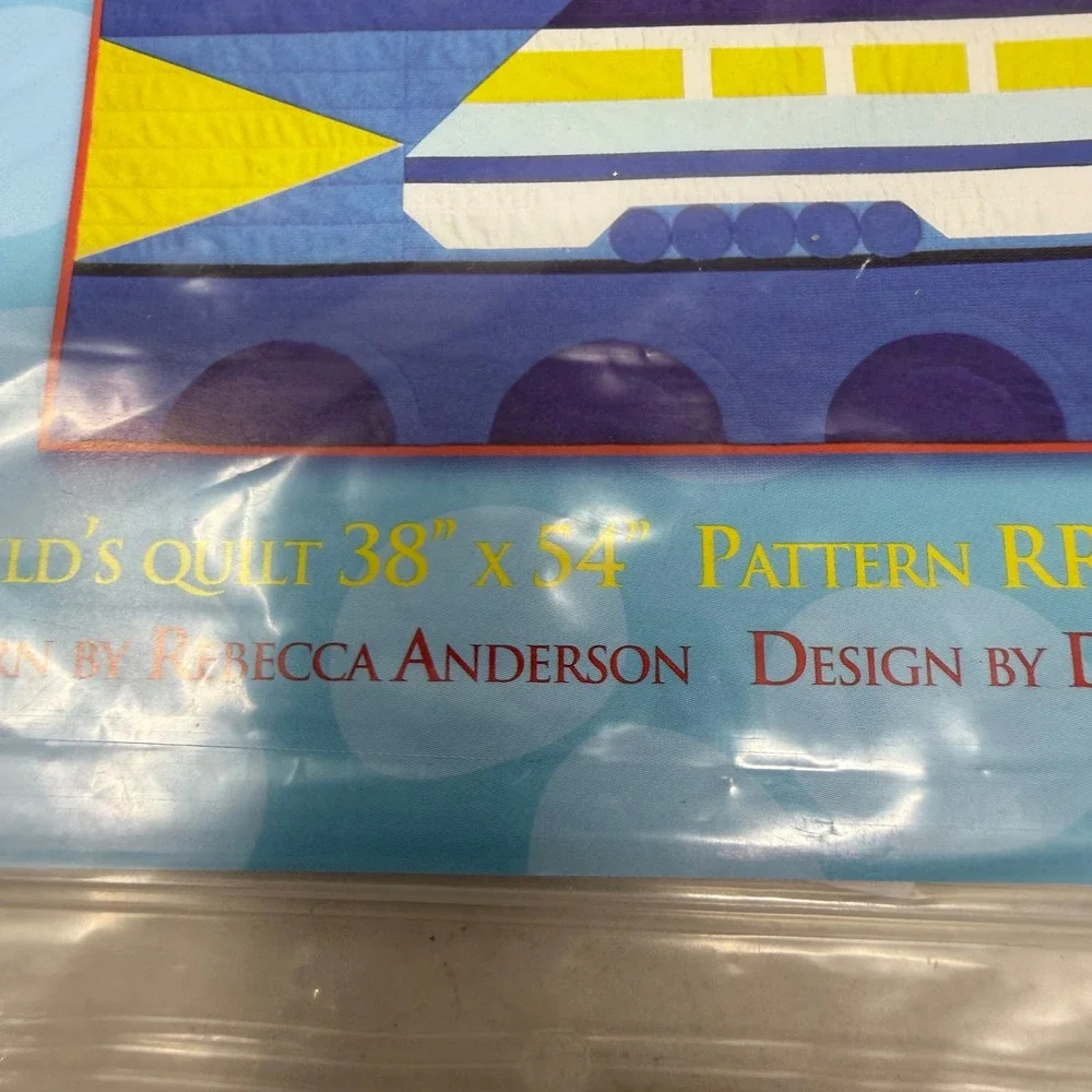 Rebecca Ruth Designs Baby Night Trains Quilt Pattern RRD 502 Rebecca Anderson